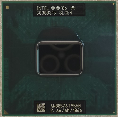 Intel core duo t9550 - core,